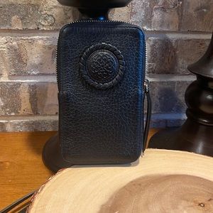 Brighton Ferrara Zip Around Phone Organizer Black